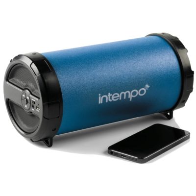 Intempo EE1274NB Large Rechargeable Tube Speaker - Navy Intempo EE1274NB Large Rechargeable Tube Speaker - Navy